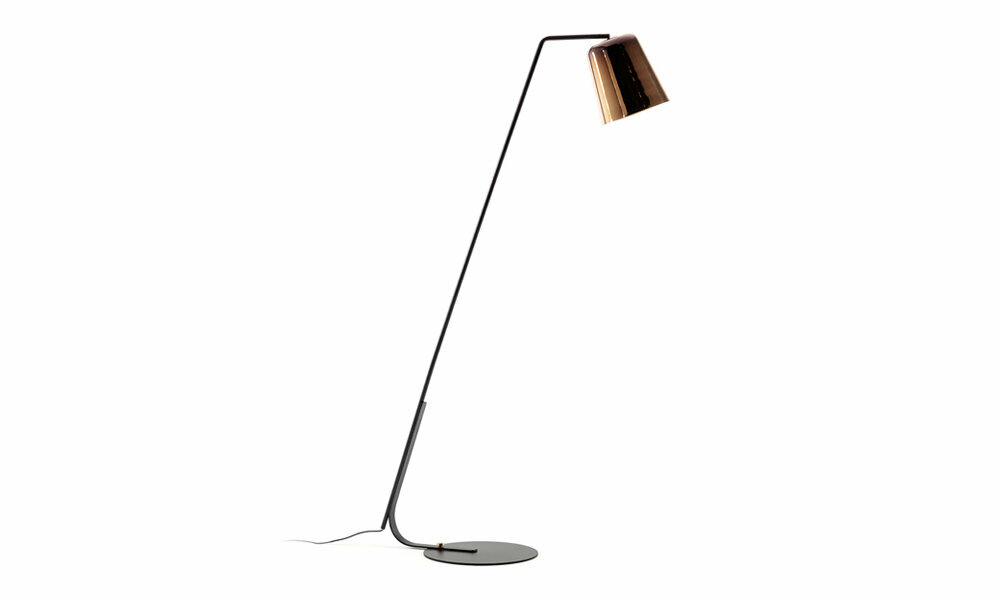 Lampadaire en Laiotn et M tal Sanbi au design Moderne