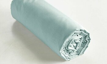 Drap housse Opsi roul Bleu craie