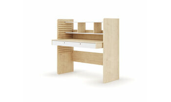 Bureau Duncan en bois et blanc 