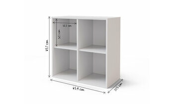 Dimensions Casier Caldra 4 cases de rangement